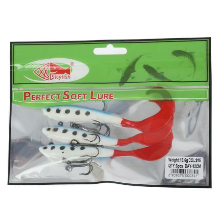 Рыбка оснащенная SKYFISH "DAY" 12 см, цвет: 915#